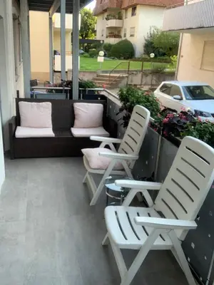 Ein Sitzbereich in der Unterkunft Traumferienwohnung