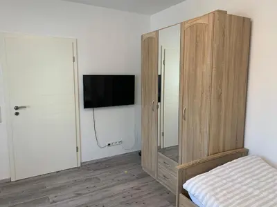 Ein Bett oder Betten in einem Zimmer der Unterkunft Traumferienwohnung