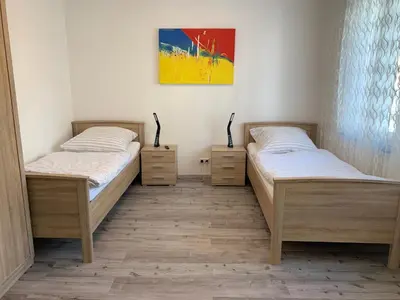 Ein Bett oder Betten in einem Zimmer der Unterkunft Traumferienwohnung