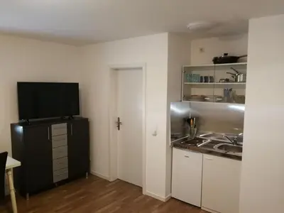 Küche/Küchenzeile in der Unterkunft Gästehaus by Becker