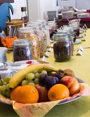 Essen in der Pension oder in der Nähe