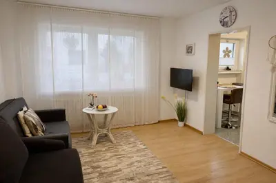 TV/Unterhaltungsangebot in der Unterkunft Apartment Messe Karlsruhe