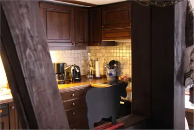 Küche/Küchenzeile in der Unterkunft Ferienhaus Glöcknerhaus