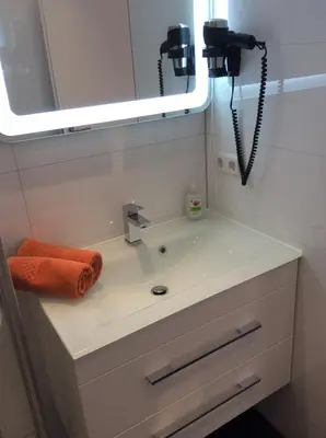Ein Badezimmer in der Unterkunft Appartement am Universitätscampus