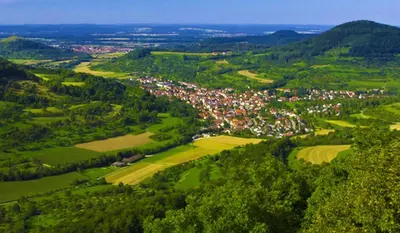 Naturlandschaft in der Nähe des Gasthauses
