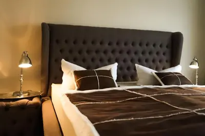 Ein Bett oder Betten in einem Zimmer der Unterkunft Kant-Haus