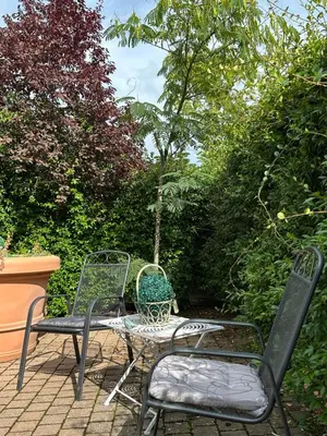 Ein Garten an der Unterkunft Kant-Haus