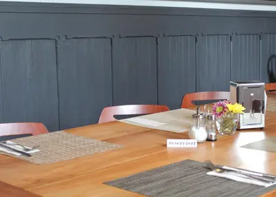 Ein Sitzbereich in der Unterkunft Hotel Tannhäuser