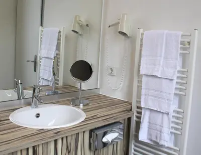Ein Badezimmer in der Unterkunft Hotel Tannhäuser