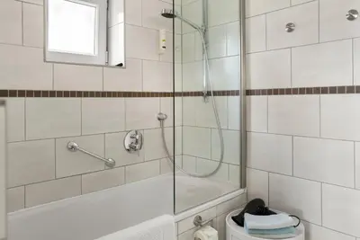 Ein Badezimmer in der Unterkunft Panorama52