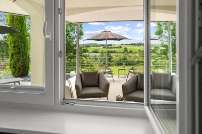 Ein Balkon oder eine Terrasse in der Unterkunft Panorama52