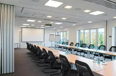 Der Geschäftsbereich oder Konferenzraum in der Unterkunft BURGHOF - DAS HOTEL