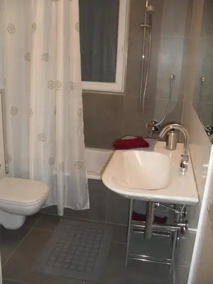 Ein Badezimmer in der Unterkunft Ambiente in Karlsruhe City