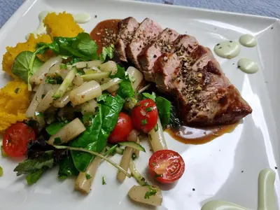 Essen im Hotel oder in der Nähe