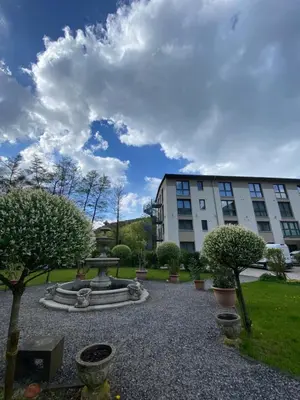 Ein Garten an der Unterkunft Hotel Scheid