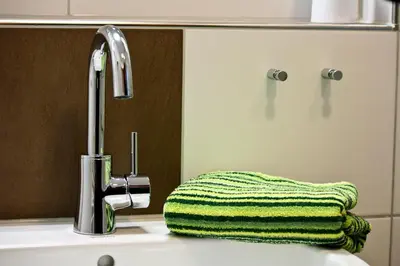 Ein Badezimmer in der Unterkunft Landpension Kohler
