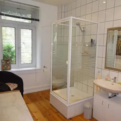Ein Badezimmer in der Unterkunft Ferienwohnung Appolonia