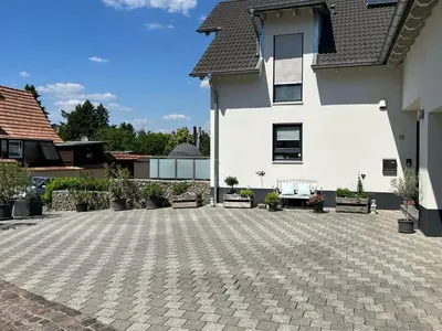 Das Gebäude in dem sich die Ferienwohnung befindet
