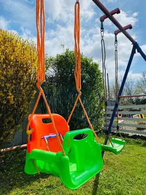 Ein Kinderspielbereich in der Unterkunft Kraft Hotel Alzey Worms A61