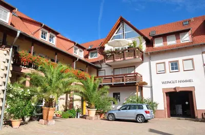Das Gebäude in dem sich die Ferienwohnung befindet