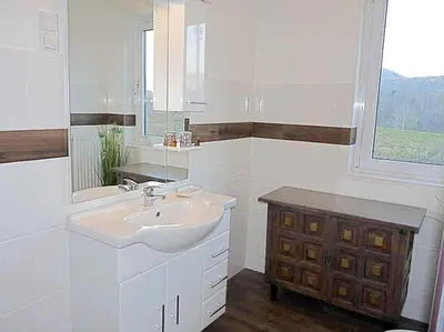Ein Badezimmer in der Unterkunft Ferienwohnung-Monte-Noble-I-Suedpfalz