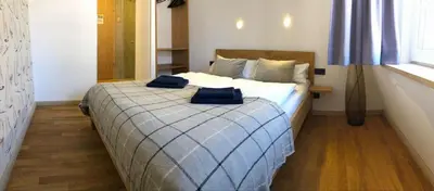 Ein Bett oder Betten in einem Zimmer der Unterkunft Gasthof zum Ochsen