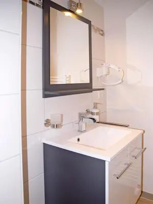Ein Badezimmer in der Unterkunft NM-APARTMENTS