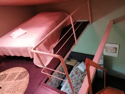 Ein Bett oder Betten in einem Zimmer der Unterkunft Ferienwohnung Holl