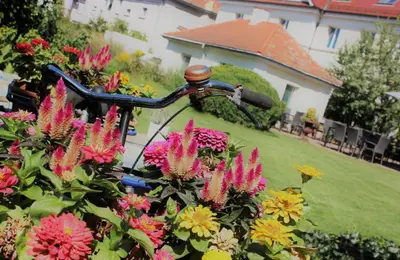 Ein Garten an der Unterkunft Hotel Germersheimer Hof
