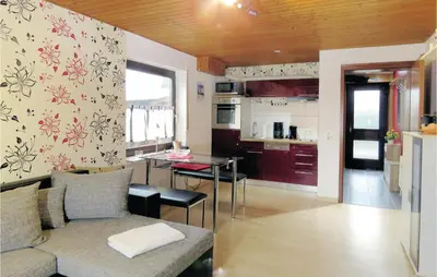 Küche/Küchenzeile in der Unterkunft Lovely Apartment In Brensbach Ot Wersau