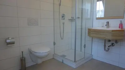 Ein Badezimmer in der Unterkunft Gasthof Krone