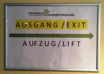 Grundriss der Unterkunft Hostel Gästehaus Kaiserpassage- Ihr Cityhostel