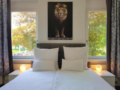 Ein Bett oder Betten in einem Zimmer der Unterkunft Hotel Schützen