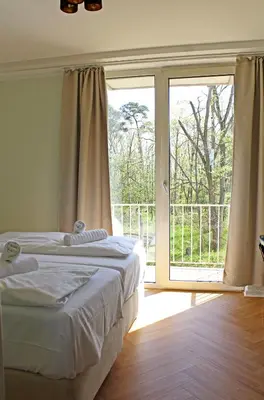Ein Bett oder Betten in einem Zimmer der Unterkunft Autobahn Hotel Pfungstadt Ost