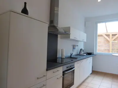 Küche/Küchenzeile in der Unterkunft Ferienwohnungen an der Kimbach