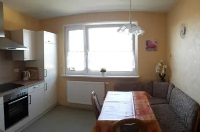 Küche/Küchenzeile in der Unterkunft Bergblick