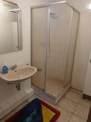 Ein Badezimmer in der Unterkunft Ferienwohnung Wendt