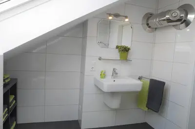 Ein Badezimmer in der Unterkunft Kalles Heimat