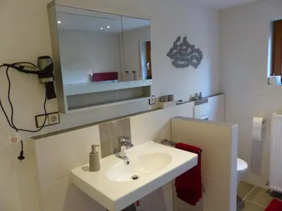 Ein Badezimmer in der Unterkunft Ferienwohnung Heimsheim