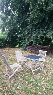 Ein Garten an der Unterkunft Ferienwohnung Biermann