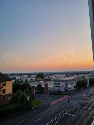 Blick auf den Sonnenuntergang/Sonnenaufgang von des Hotels aus oder aus der Nähe