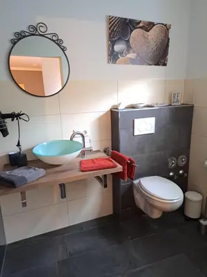 Ein Badezimmer in der Unterkunft Aulbach' s Appartments