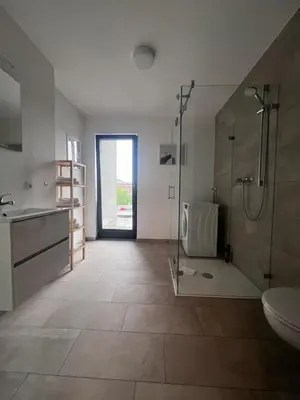 Ein Badezimmer in der Unterkunft New Age Boardinghaus P5