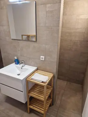 Ein Badezimmer in der Unterkunft New Age Boardinghaus P5