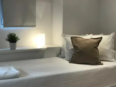 Ein Bett oder Betten in einem Zimmer der Unterkunft Büdinger Hof