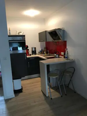 Küche/Küchenzeile in der Unterkunft Apartment Friedrich 1201