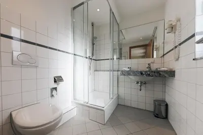 Ein Badezimmer in der Unterkunft Kulturbrauerei Heidelberg