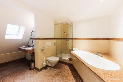 Ein Badezimmer in der Unterkunft Kulturbrauerei Heidelberg