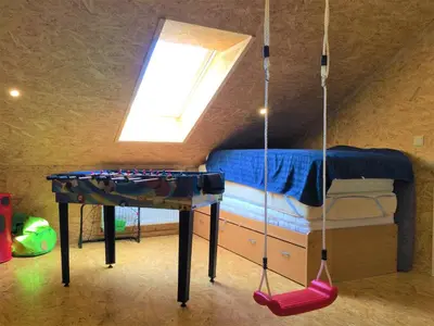 Ein Bett oder Betten in einem Zimmer der Unterkunft Holzhauszeit
