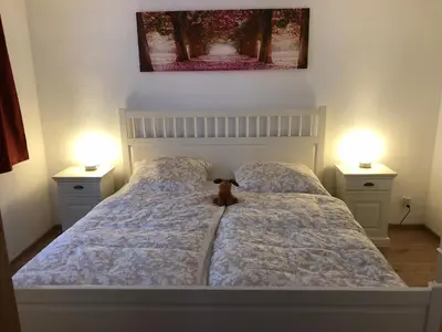 Ein Bett oder Betten in einem Zimmer der Unterkunft Fritsch Häusel